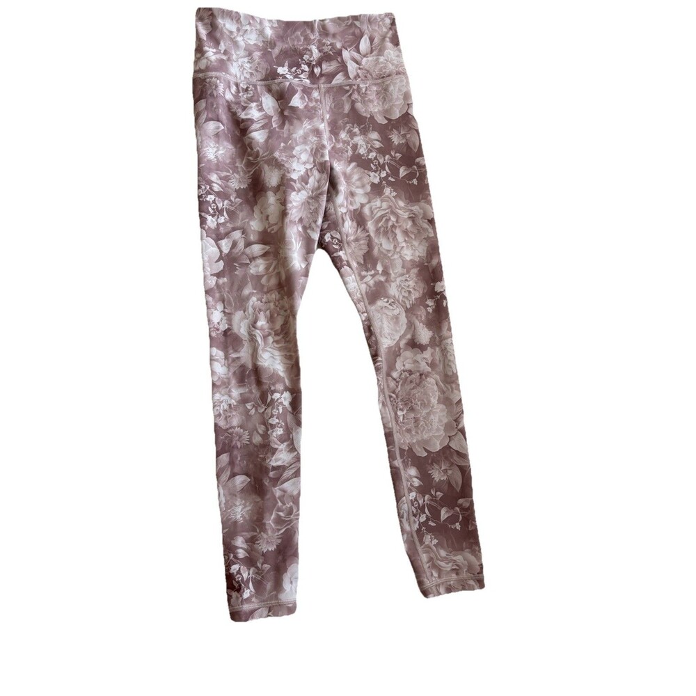 ATHLETA elation printed tight in pink floral size S Womens Athletic Activewear